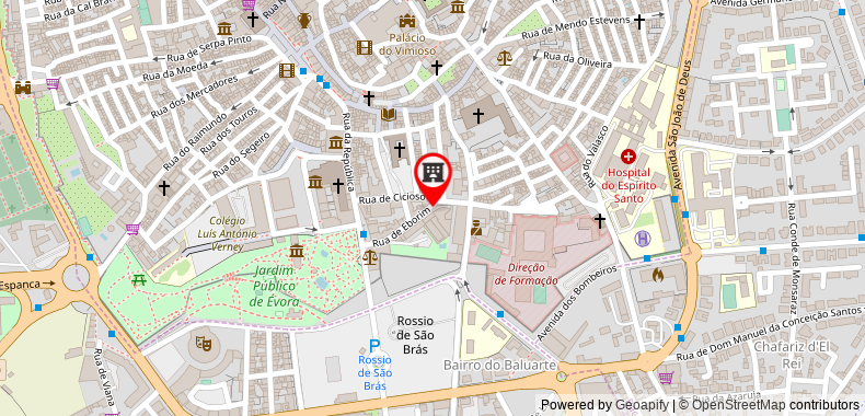 Bản đồ đến Khách sạn Evora Olive