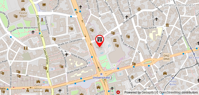 Bản đồ đến Khách sạn Grand Bucharest