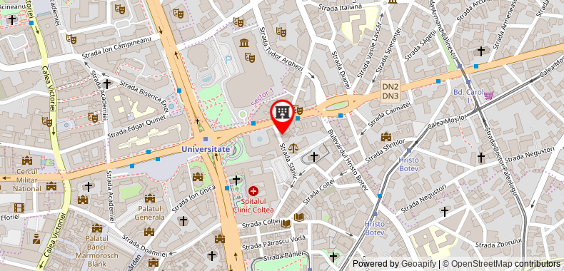 Bản đồ đến Khách sạn K+K Elisabeta