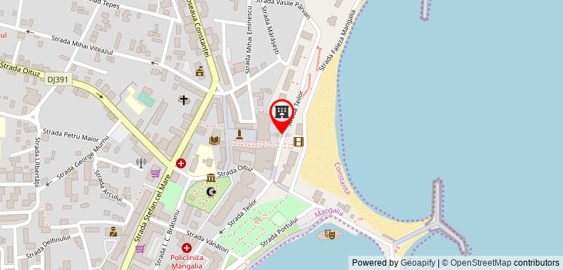 Bản đồ đến Khách sạn New Belvedere Mangalia