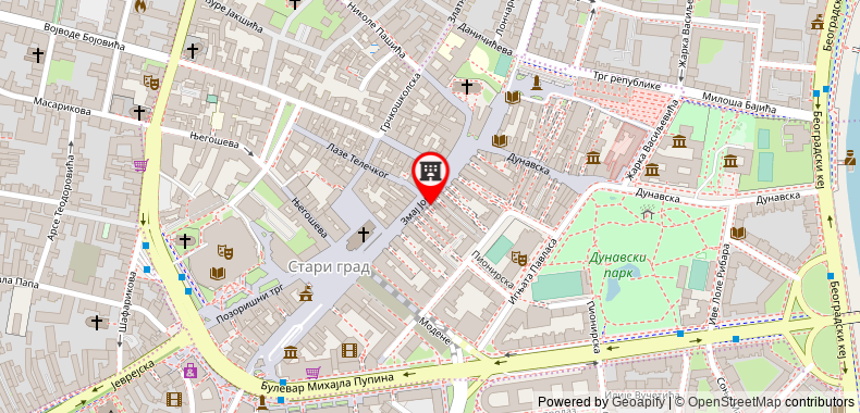 Bản đồ đến Khách sạn Garni Zenit
