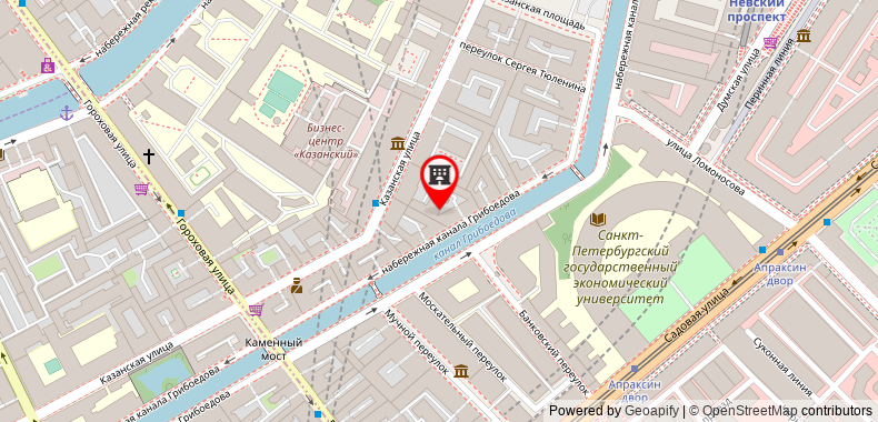 在地图上查看格裡博多瓦35號意式酒店
