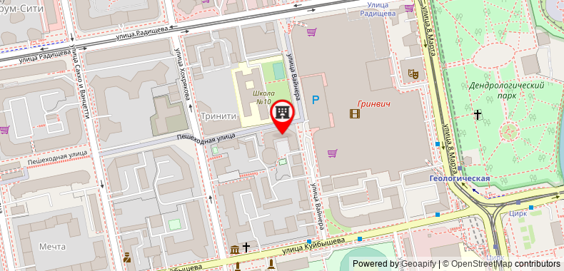 Bản đồ đến Khách sạn Uspensky Dvor