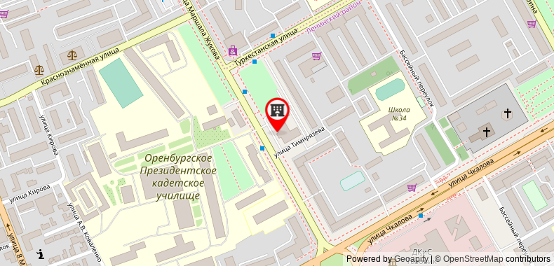 Bản đồ đến Hilton Garden Inn Orenburg