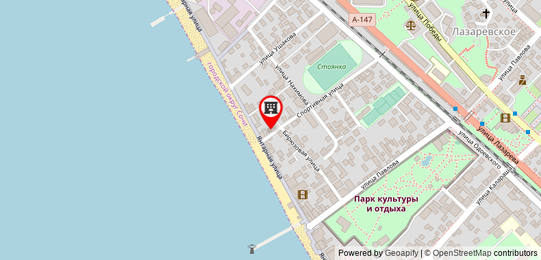 Bản đồ đến Sportivnaya 10