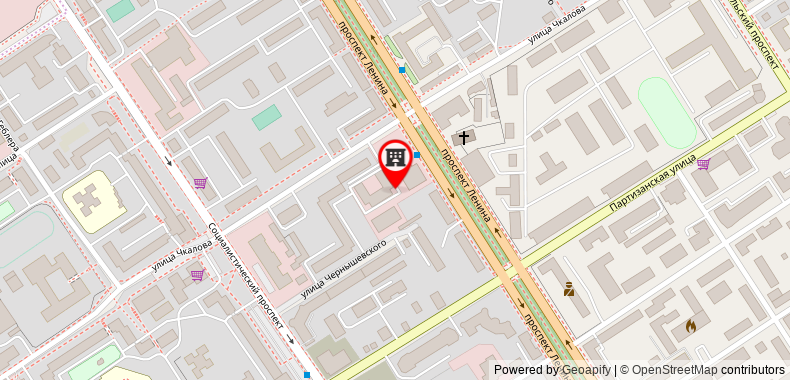 Bản đồ đến Khách sạn Rus