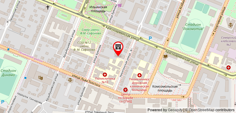 Hotel and Hostel OK on maps