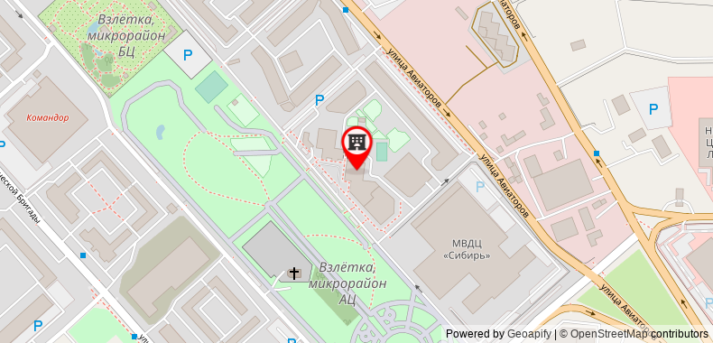 Bản đồ đến apartment on Vesna street 32