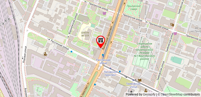 Bản đồ đến Khách sạn Nevsky Fort