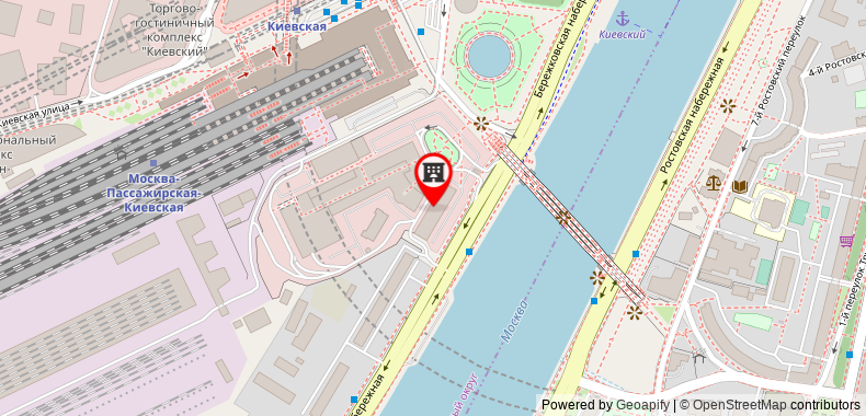 Bản đồ đến Khách sạn Radisson Slavyanskaya and Business Center Moscow