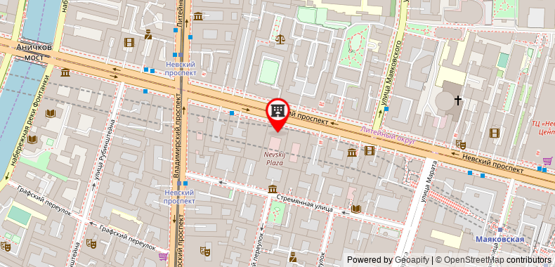 Corinthia Hotel Saint-Petersburg on maps