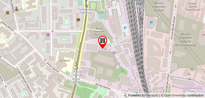 Bản đồ đến Holiday Inn Express Moscow - Paveletskaya