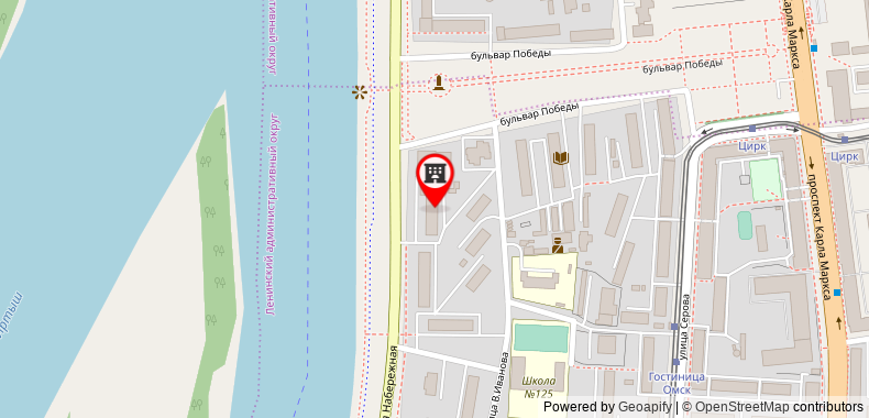 AMAKS Hotel Omsk on maps