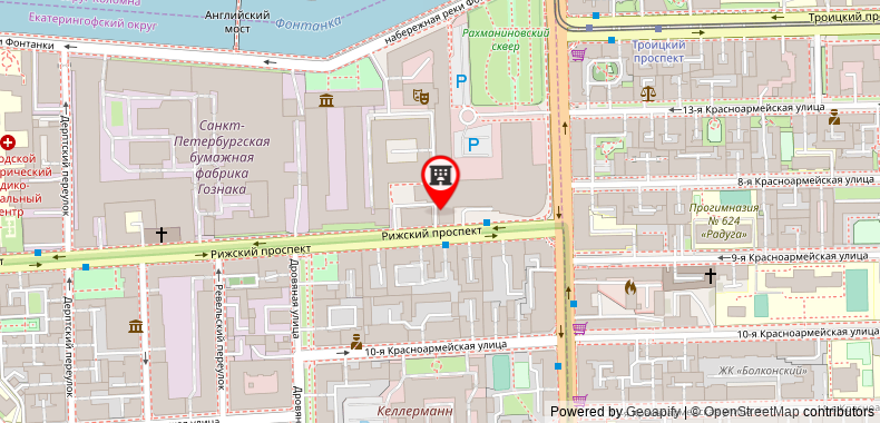 Bản đồ đến Strawberry Duck St. Petersburg