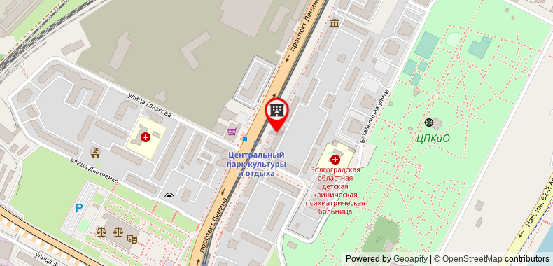 Bản đồ đến Appartment next to Stadium ARENA POBEDA