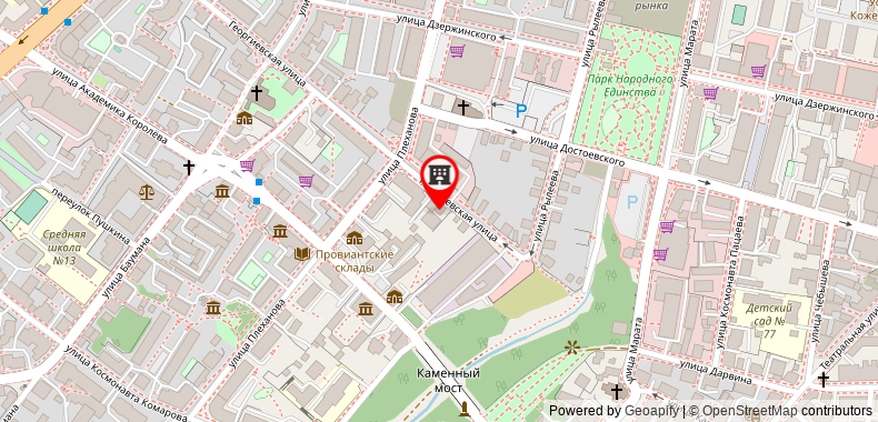 在地图上查看吉奧爾格維斯卡雅酒店