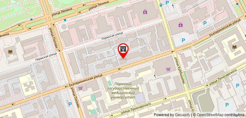 Apartaments Perm on maps