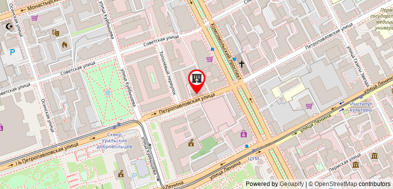 Bản đồ đến Khách sạn Eurotel
