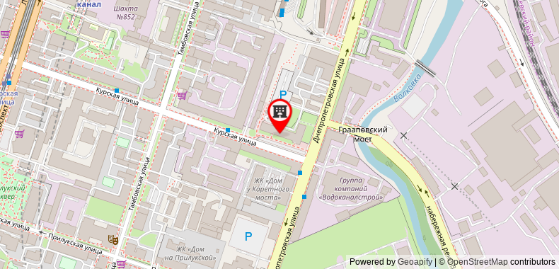 Bản đồ đến Khách sạn Kievskaya on Kurskaya