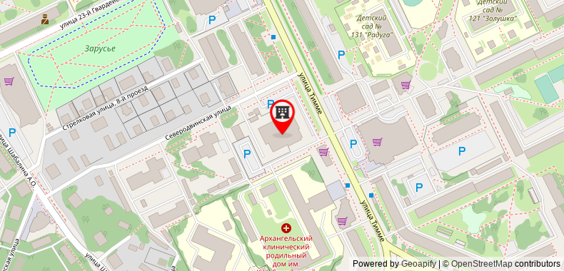 Bản đồ đến Khách sạn Belomorskaya