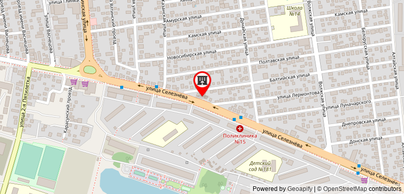 Bản đồ đến Khách sạn Marseille Krasnodar