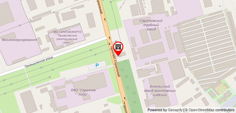 Bản đồ đến Khách sạn Park- Noviy Vek