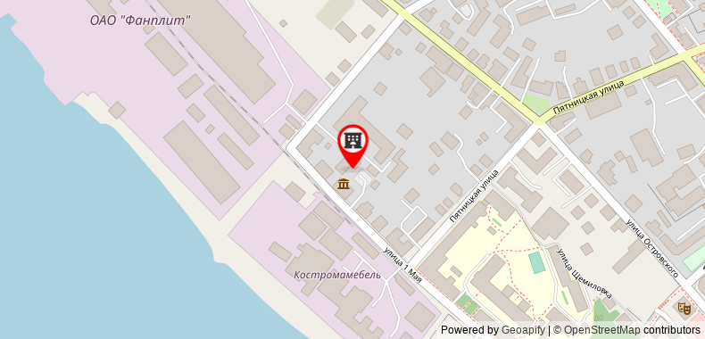 Bản đồ đến Khách sạn Business Kostroma
