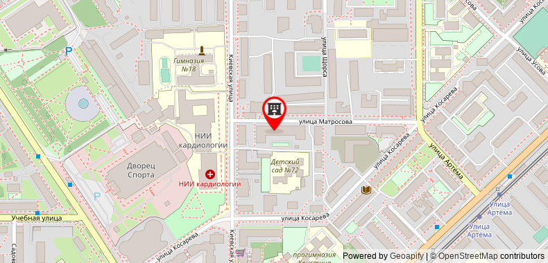 Bản đồ đến Apartment Petrovskie on Matrosova 3
