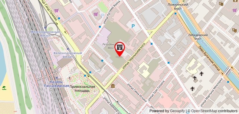 Ramada by Wyndham Kazan City Center on maps