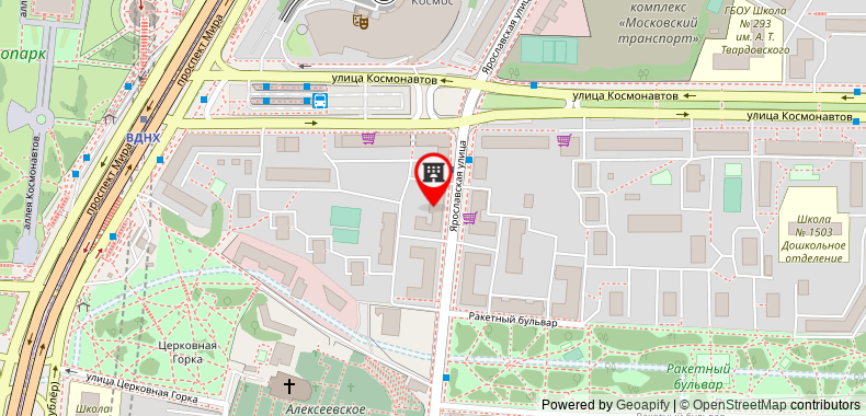 Oksana Hotel on maps