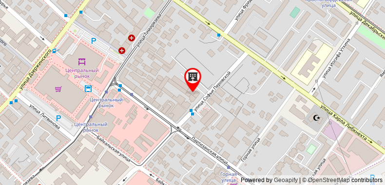 Bản đồ đến Khách sạn Matreshka