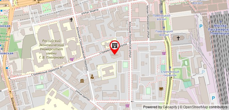 Select Hotel Paveletskaya on maps