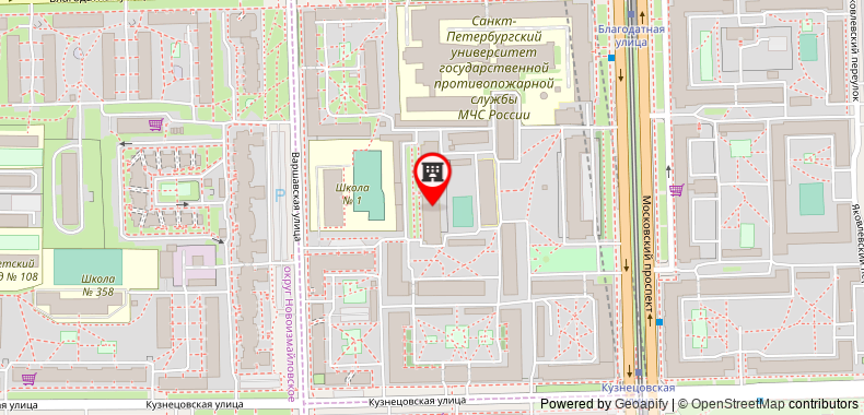 Bản đồ đến Khách sạn RentalSPb Apart- M149