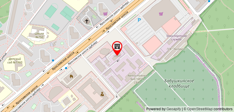 Maxima Slavia Hotel on maps