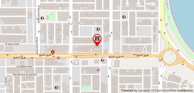 Ramada by Wyndham Dammam Khaleej Road on maps