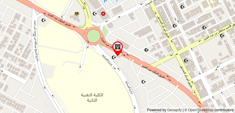 Bản đồ đến Khách sạn Ewaa Express - Buraydah
