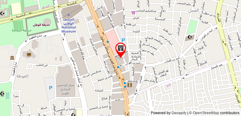 Bản đồ đến Khách sạn Al Salam Riyadh
