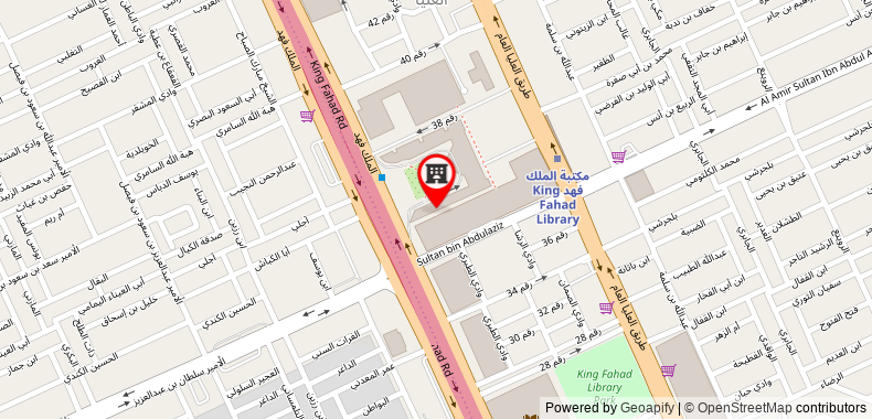 Bản đồ đến Khách sạn Al Faisaliah