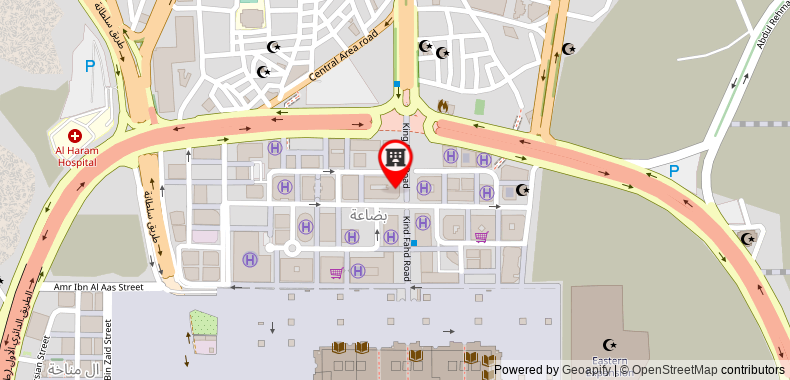 Bản đồ đến Khách sạn Royal Inn Al-Nokhba