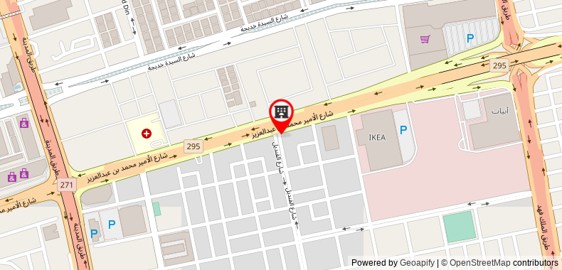 Bản đồ đến Khách sạn Rove Jeddah