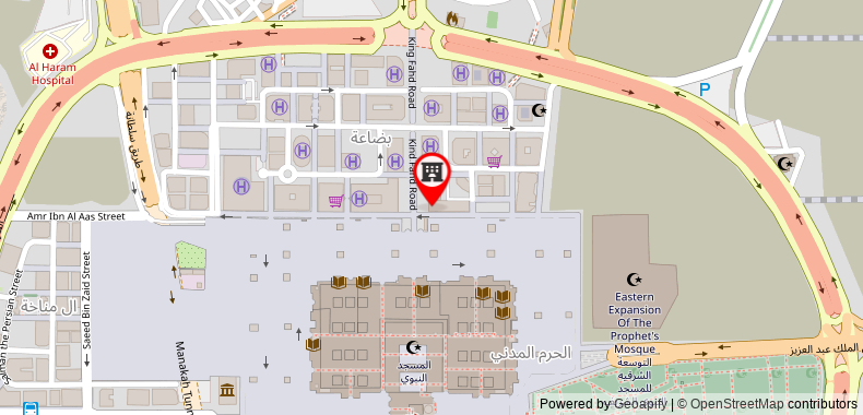 Bản đồ đến Khách sạn Dar Al Taqwa