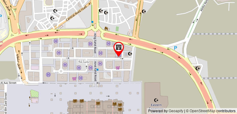 Bản đồ đến Khách sạn Rove Al Madinah