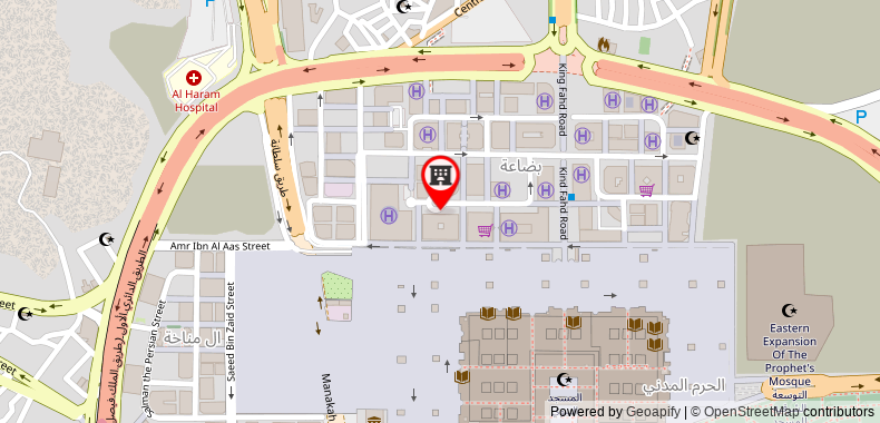 Bản đồ đến Khách sạn Dar Al Iman Suites