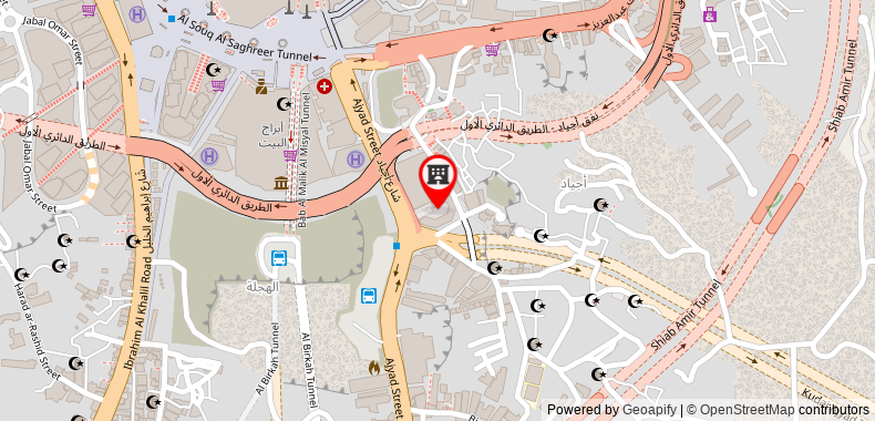 Bản đồ đến Khách sạn Makarem Ajyad Makkah