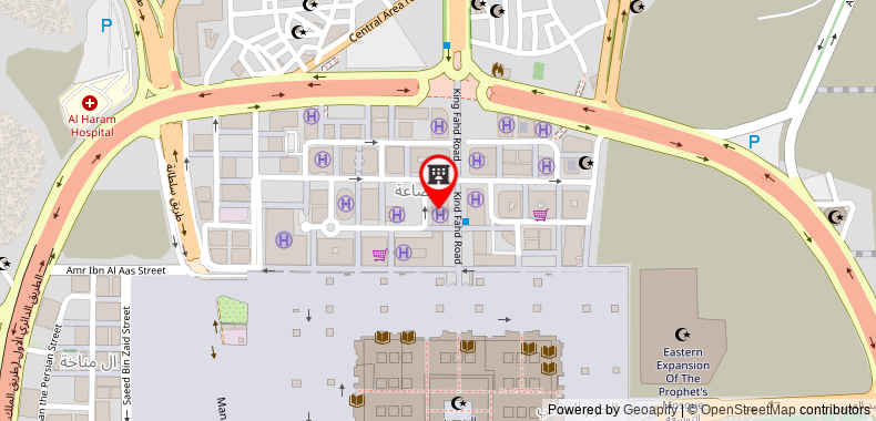 Bản đồ đến Madinah Hilton