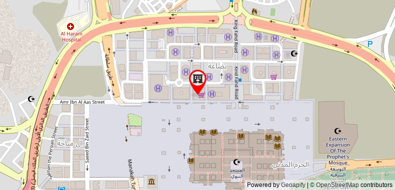 Bản đồ đến Khách sạn Elaf Grand Al Majeedi