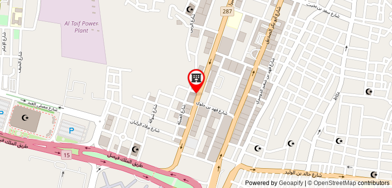 Bản đồ đến Al Eairy Apartments Al Taif