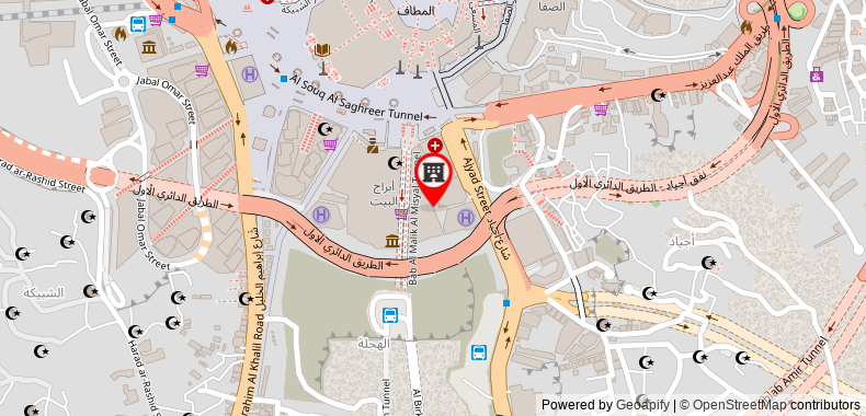 Bản đồ đến Swissotel Makkah