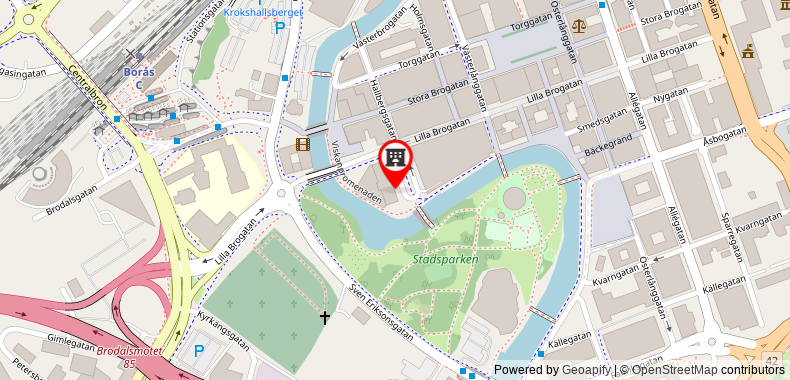 Bản đồ đến Khách sạn Quality Grand, Borås