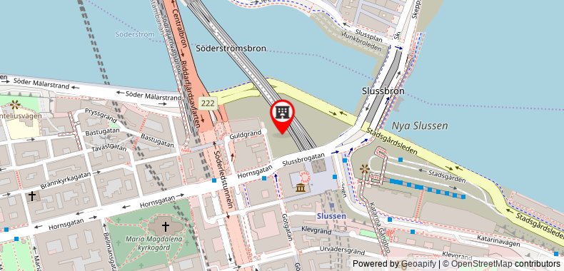 Bản đồ đến Khách sạn Hilton Stockholm Slussen